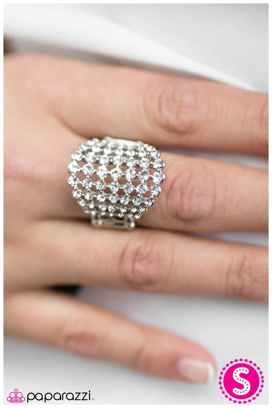 Paparazzi Ring ~ Mamas Gonna Buy You A Diamond - White