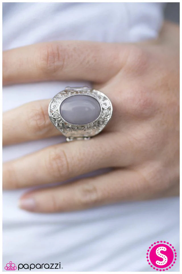 Paparazzi Ring ~ Moons Over Miami - Silver