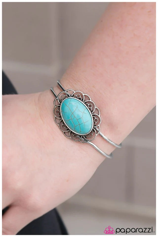 Paparazzi Bracelet ~ True West - Blue