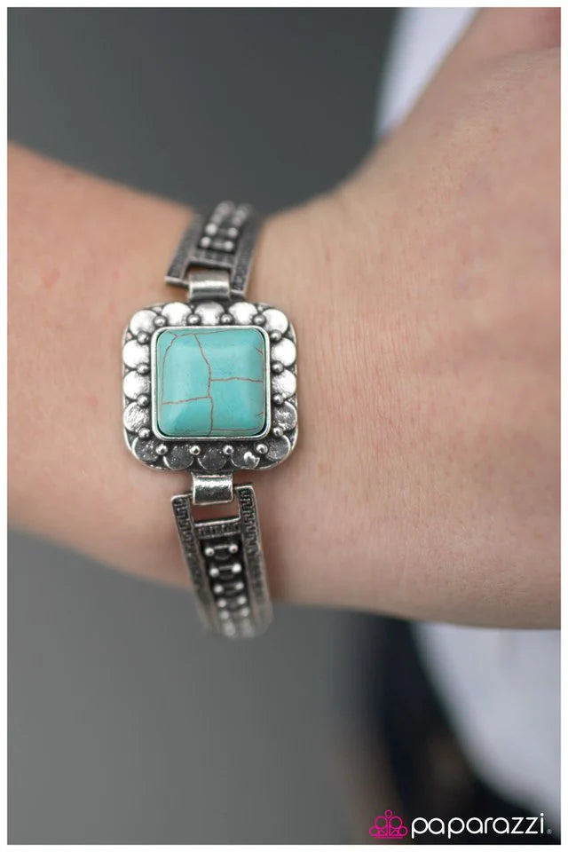 Pulsera Paparazzi ~ Amanecer en el Sahara - Azul