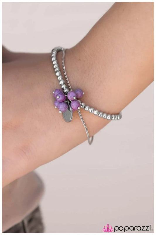 Paparazzi Bracelet ~ Little House On The Prairie - Purple