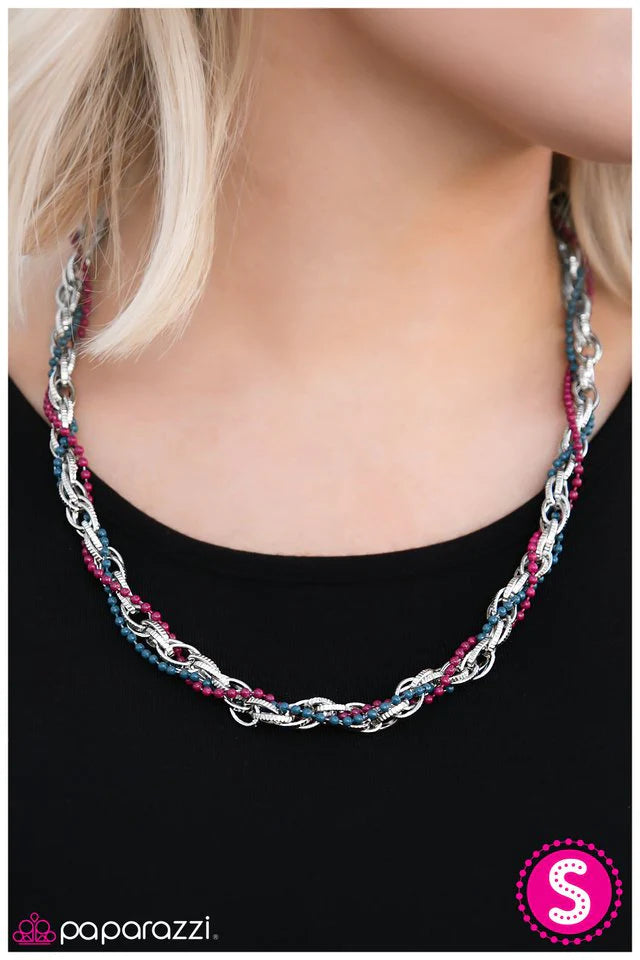 Paparazzi Necklace ~ Time To Celebrate! - Pink