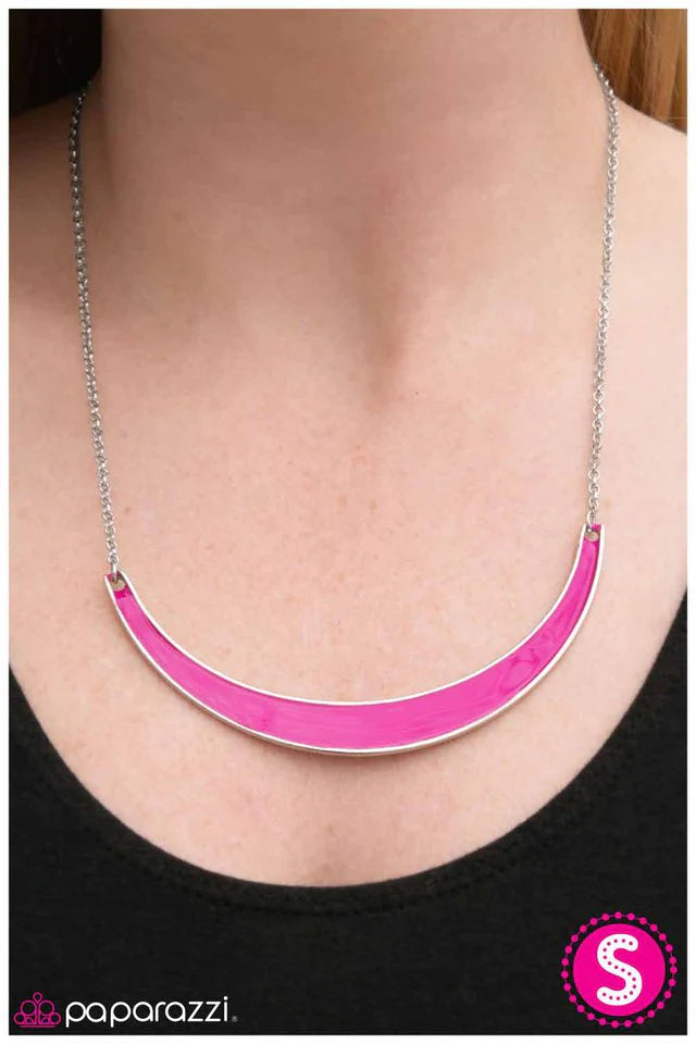 Paparazzi Necklace ~ Take The Bull By The Horns - Pink