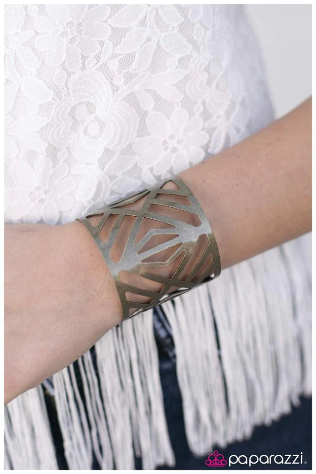 Paparazzi Bracelet ~ No Mans Land - Brass