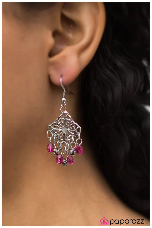 Paparazzi Earring ~ The Dreamer - Pink