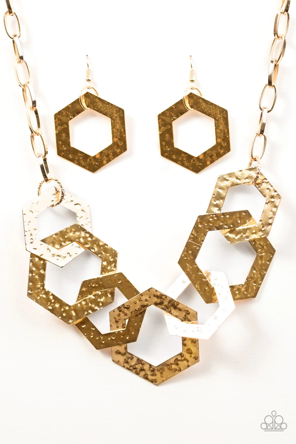 Paparazzi Necklace ~ The HEX Factor - Gold