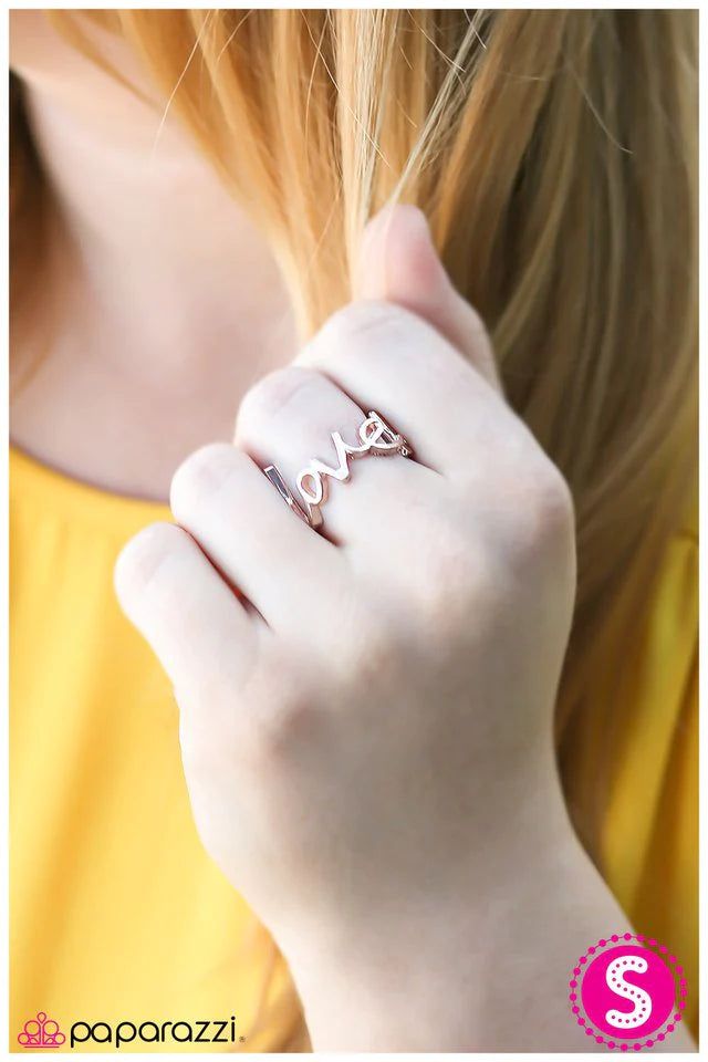 Anillo Paparazzi ~ Young Love - Oro rosa