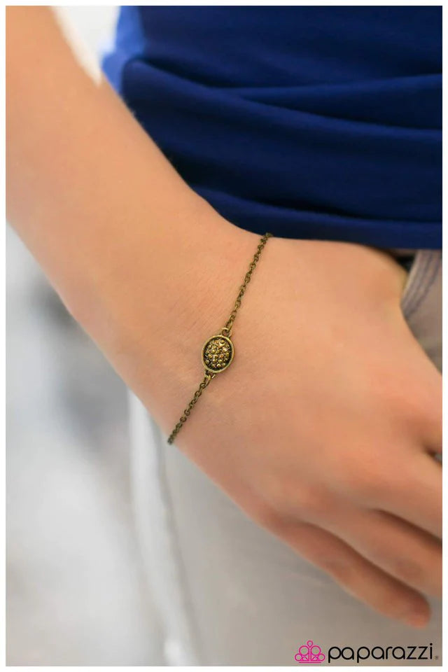Paparazzi Bracelet ~ One Small Step - Brass