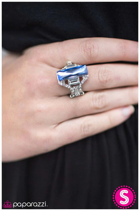 Anillo de los paparazzi ~ El Cadillac - Azul