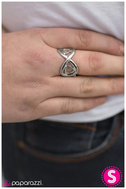 Paparazzi Ring ~ Heart and Soul - Silver