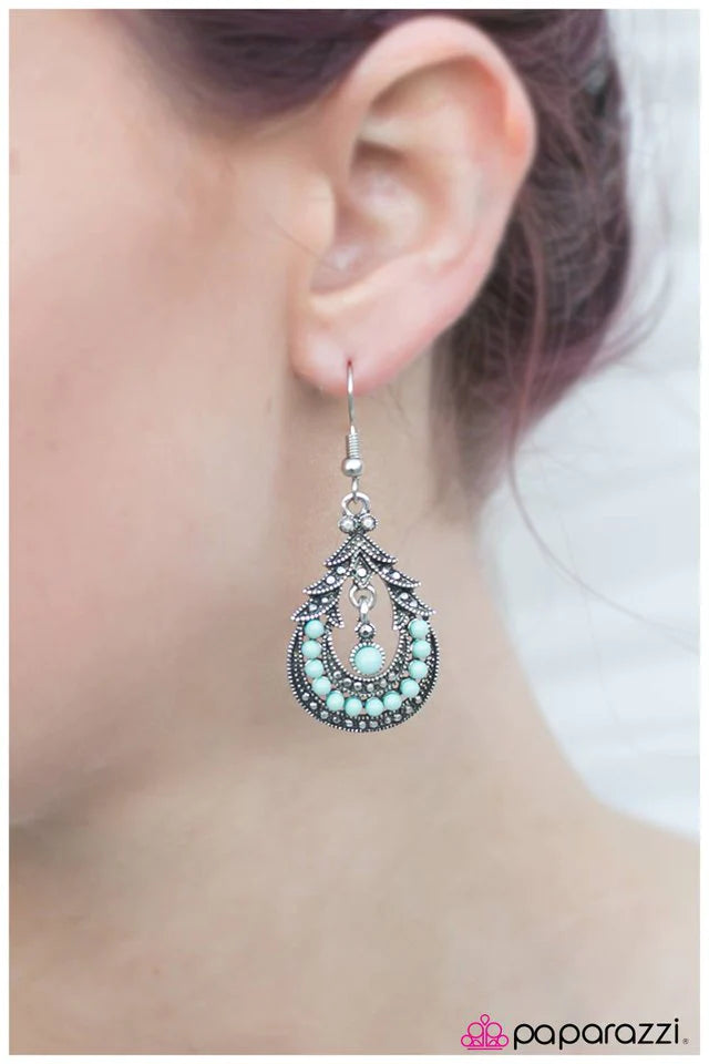 Paparazzi Earring ~ Holi - Blue