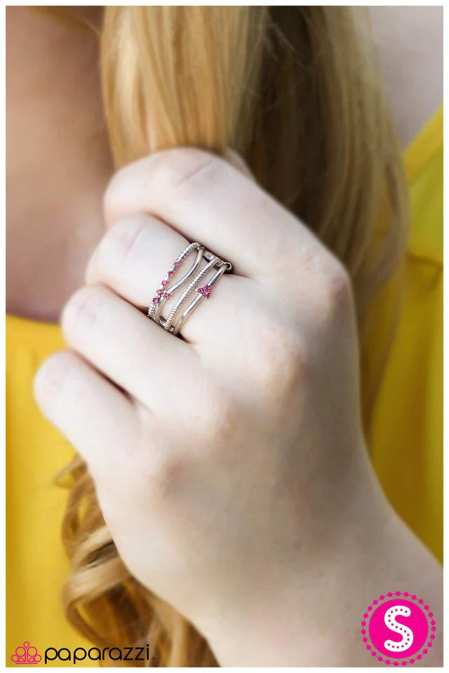 Paparazzi Ring ~ A Narrow Escape - Pink