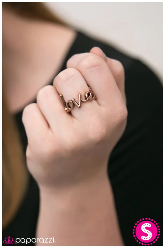 Paparazzi Ring ~ Young Love - Copper