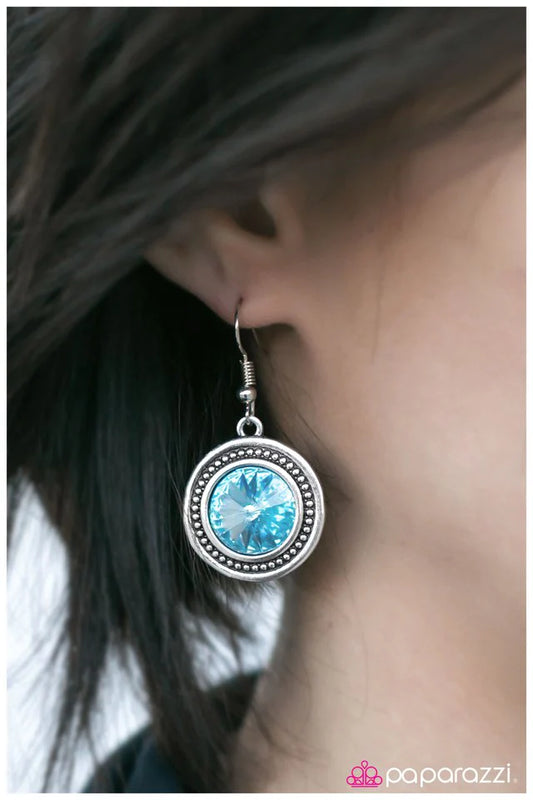 Paparazzi Earring ~ Through The Periscope - Blue