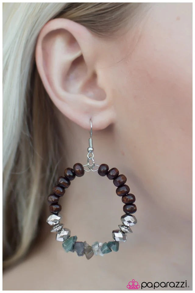 Pendiente Paparazzi ~ Tranquilidad centelleante - Verde