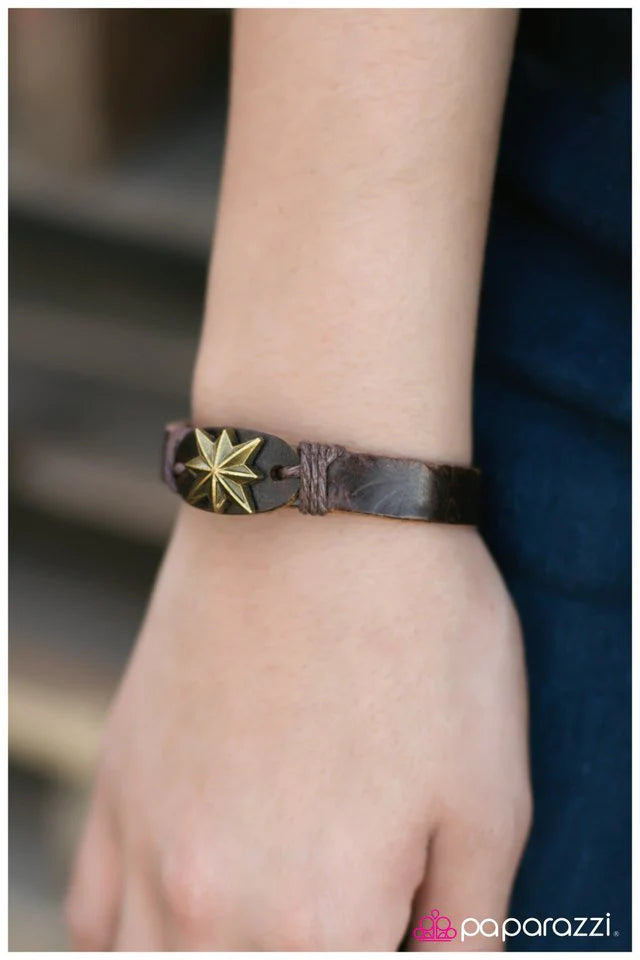 Paparazzi Bracelet ~ The North Shore - Brown