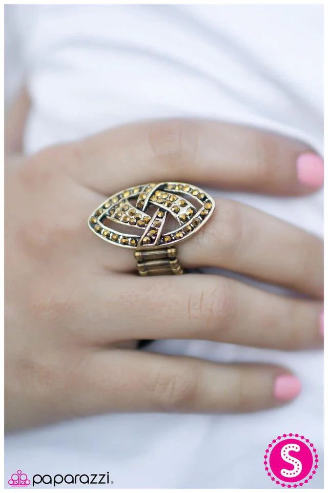 Paparazzi Ring ~ Game Time - Brass