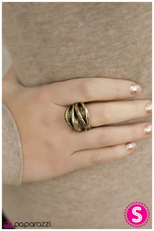 Paparazzi Ring ~ Rolling In The Deep - Brass