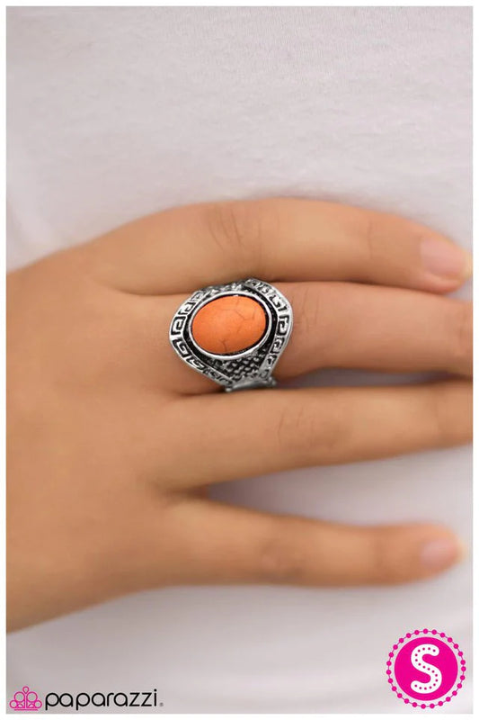 Anillo Paparazzi ~ Little Ol Cowgirl - Naranja