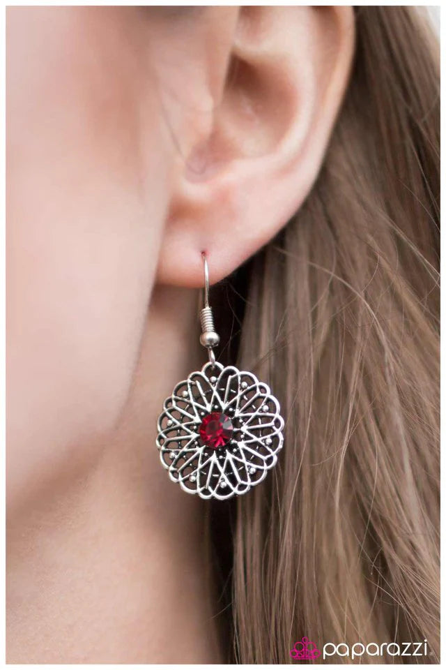 Paparazzi Earring ~ Take Me Sailing - Red