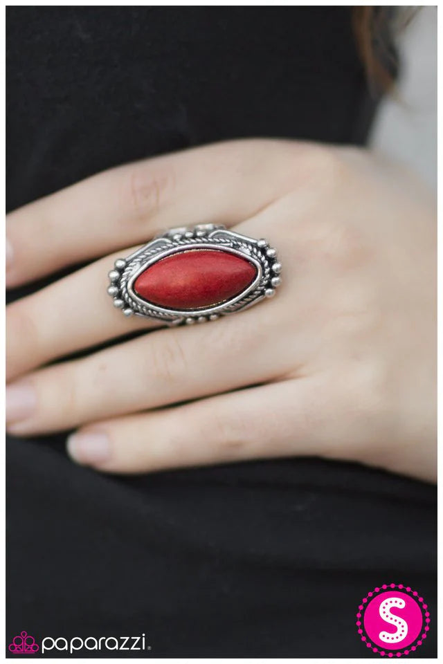 Paparazzi Ring ~ Long Live Cowgirls - Red