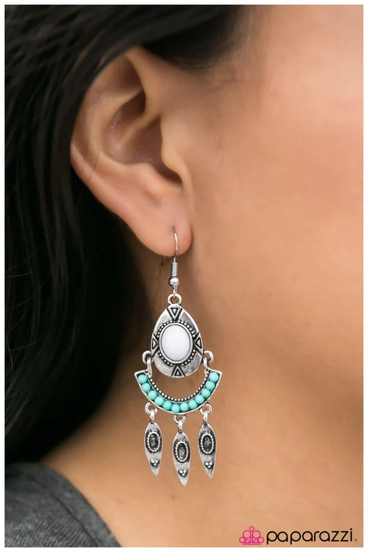 Paparazzi Earring ~ The West Wind - Multi