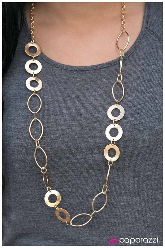 Paparazzi Necklace ~ Takin Care Of Business - Gold