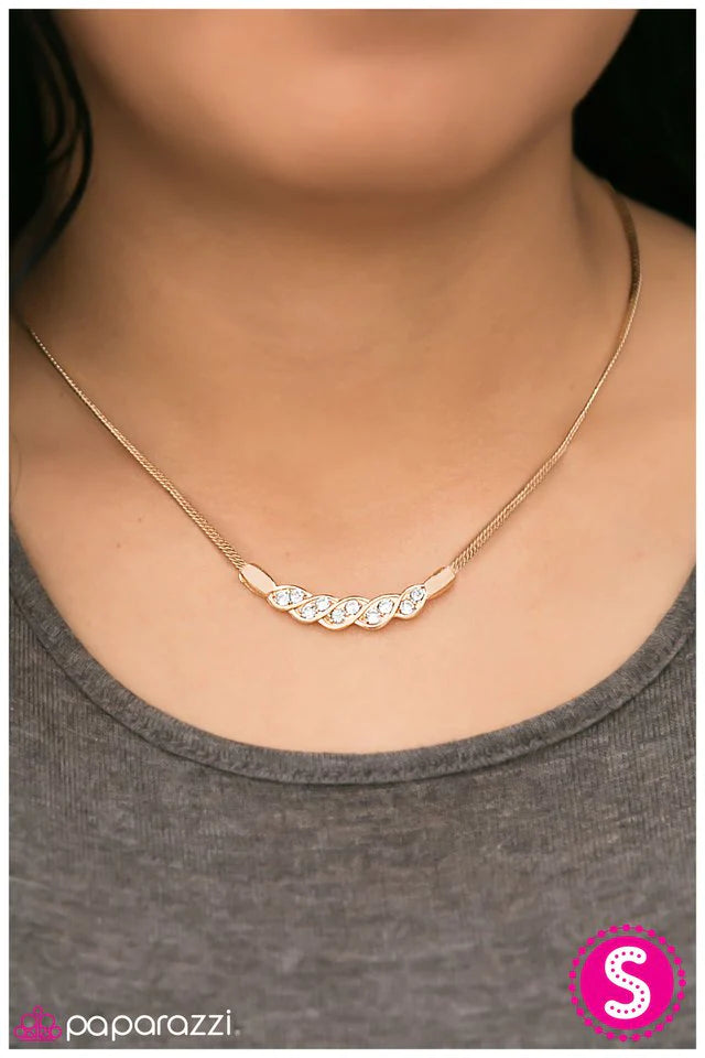 Paparazzi Necklace ~ The Haves and The Have-Nots - Gold