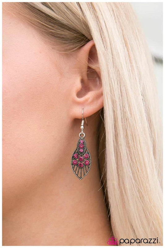 Paparazzi Earring ~ Prima Ballerina - Pink