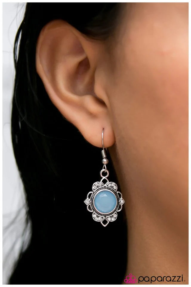 Paparazzi Earring ~ To BEAM Or Not To BEAM - Blue