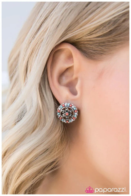 Paparazzi Earring ~ Summer Cabana - Multi