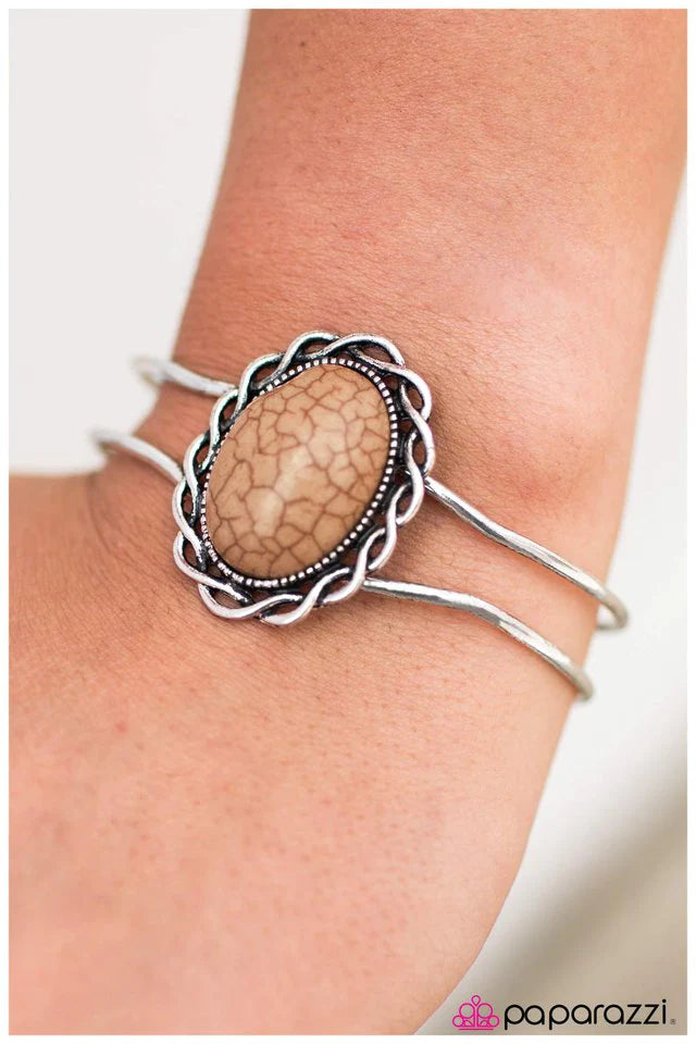 Paparazzi Bracelet ~ River Guide - Brown