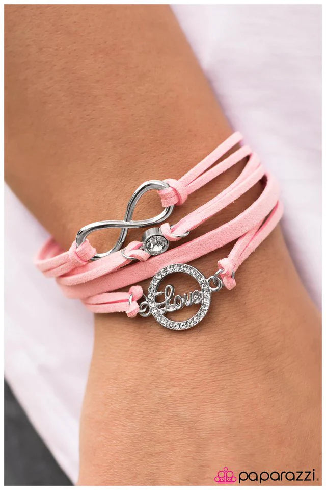 Pulsera Paparazzi ~ Siempre te amaré - Rosa