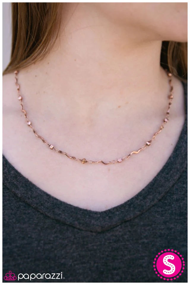 Paparazzi Necklace ~ We Built This City - Copper