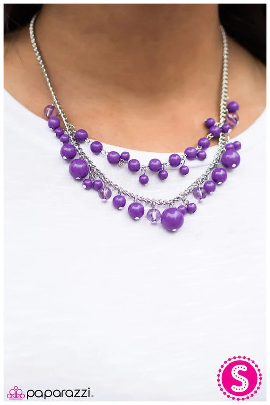 Paparazzi Necklace ~ The Wedding Planner - Purple