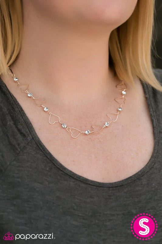 Collar Paparazzi ~ Si quieres ser mi amante - Oro