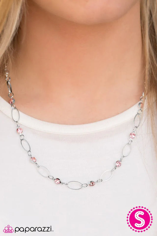 Paparazzi Necklace ~ Best of the Classics - Pink