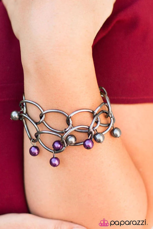 Paparazzi Bracelet ~ Seasons Change - Purple