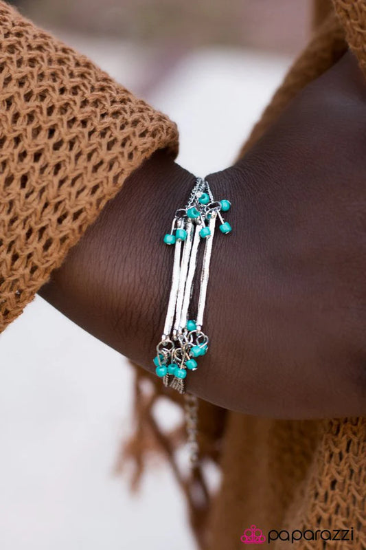 Paparazzi Bracelet ~ Attagirl! - Blue