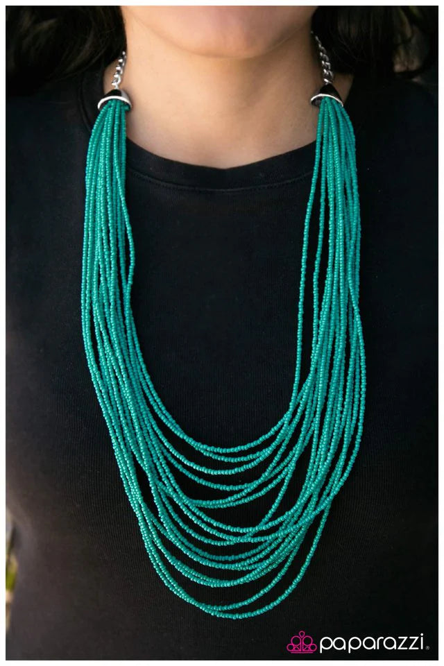 Collar Paparazzi ~ The Bead Scene - Azul