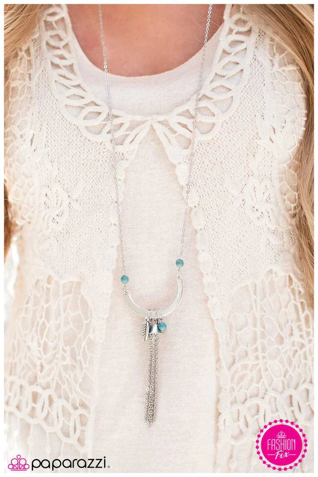 Paparazzi Necklace ~ Natures Essence - Blue