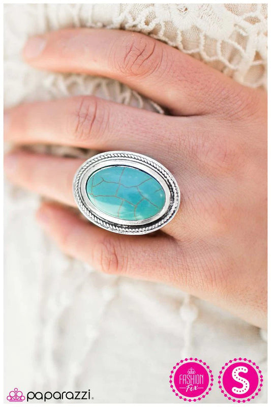 Anillo de paparazzi ~ El ranchero - Azul