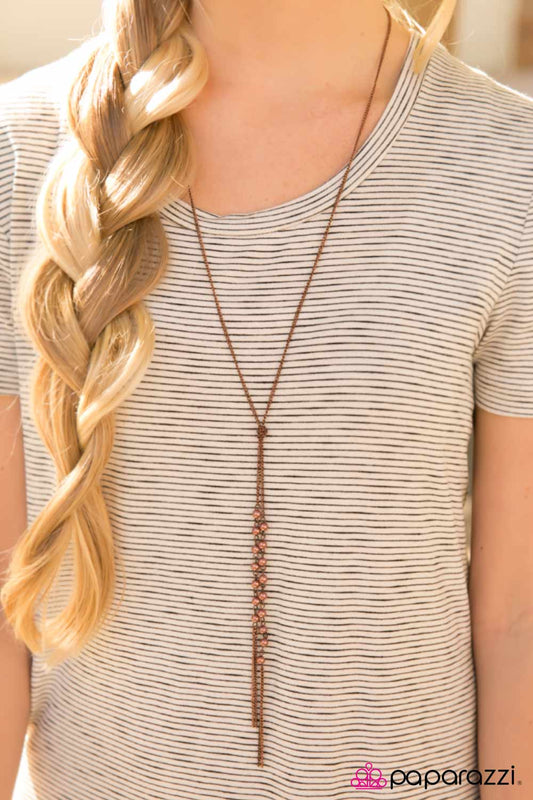 Paparazzi Necklace ~ Subtle Hints - Copper