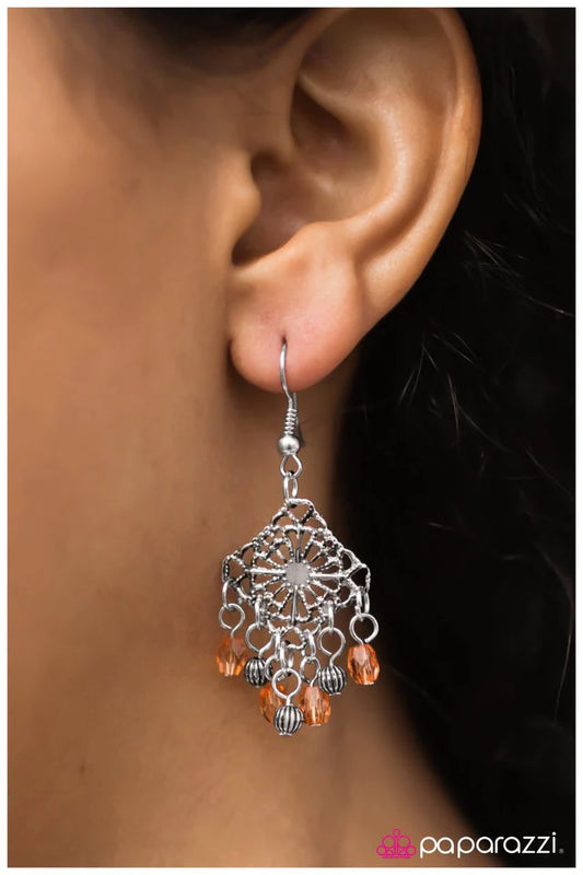 Paparazzi Earring ~ The Dreamer - Orange