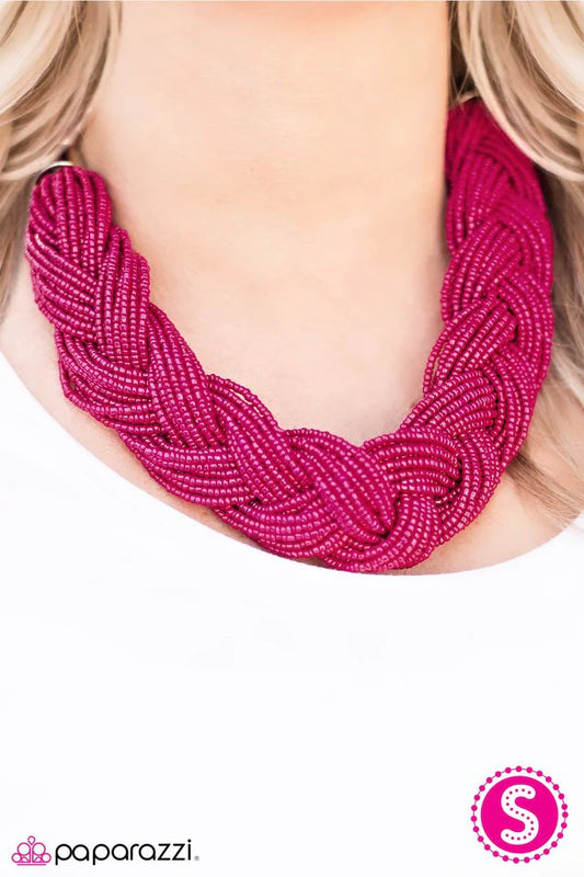 Collar Paparazzi ~ El Gran Outback - Rosa