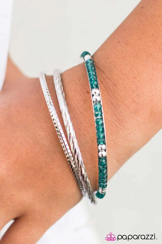 Paparazzi Bracelet ~ Just Stay GLAM! - Blue