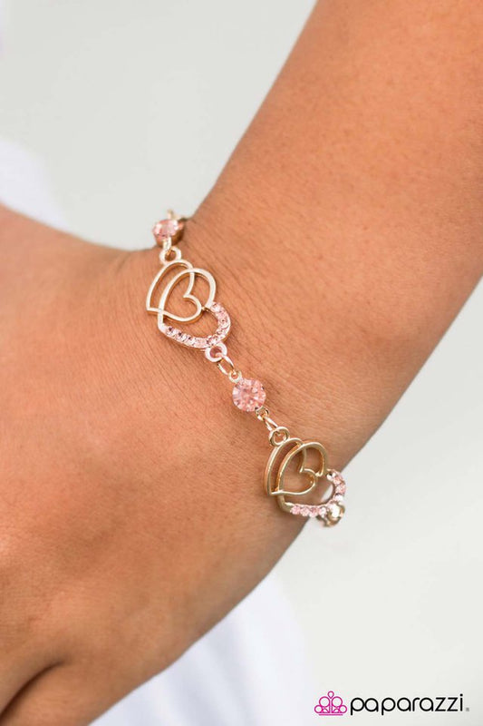 Paparazzi Bracelet ~ I Loved Her First - Gold