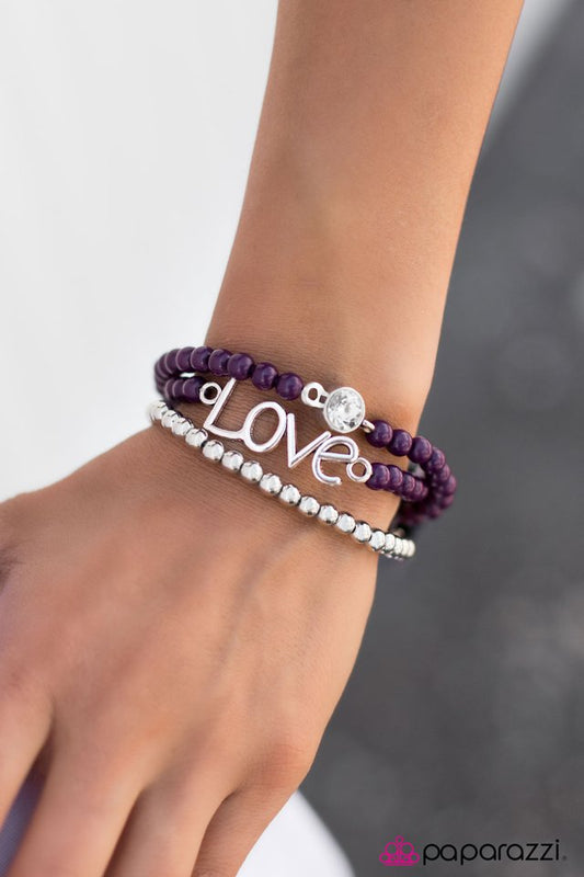 Paparazzi Bracelet ~ All is Fair... - Purple