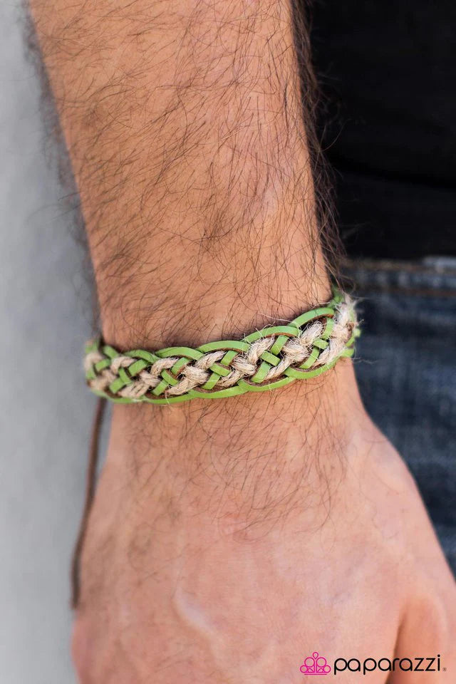 Paparazzi Bracelet ~ On Jungle Time - Green