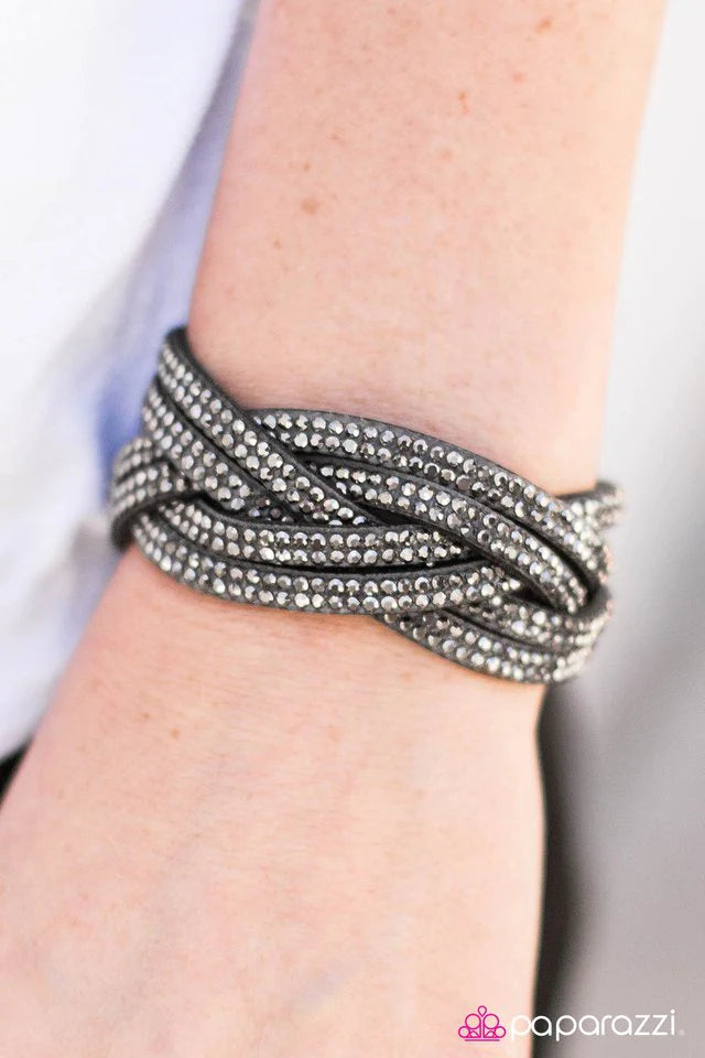 Paparazzi Bracelet ~ What a Hit! - Silver